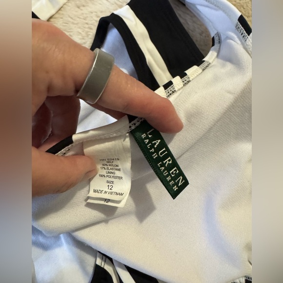 Lauren Ralph Lauren striped Bikini. Size 10/12 - Picture 3 of 7